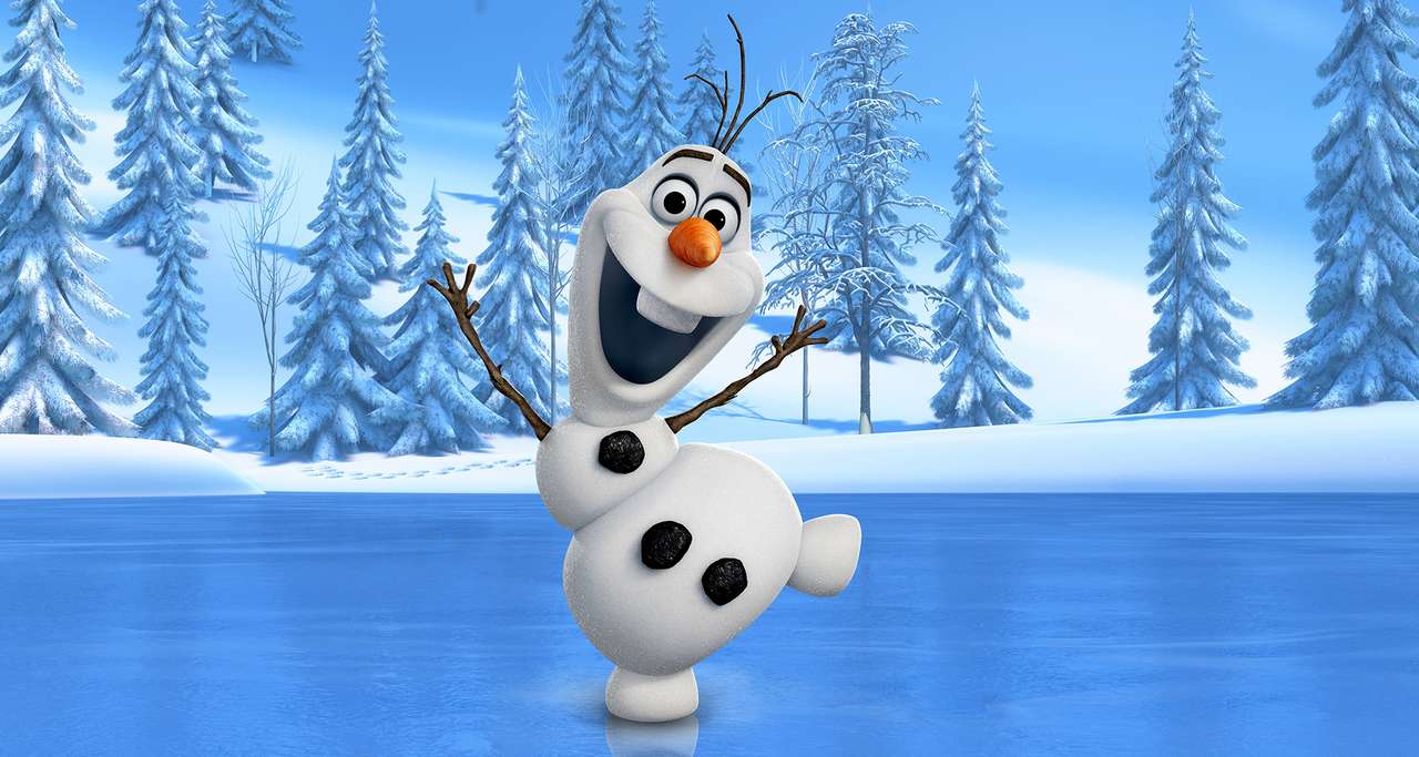 Olaf Frozen puzzle online from photo