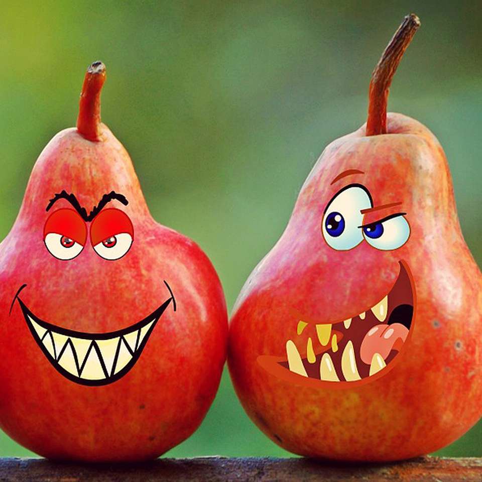 Silly Pears puzzel online van foto