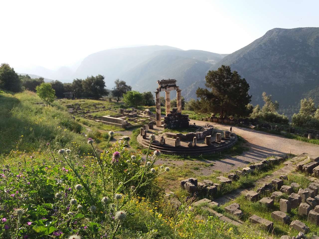Храм Афины онлайн-пазл