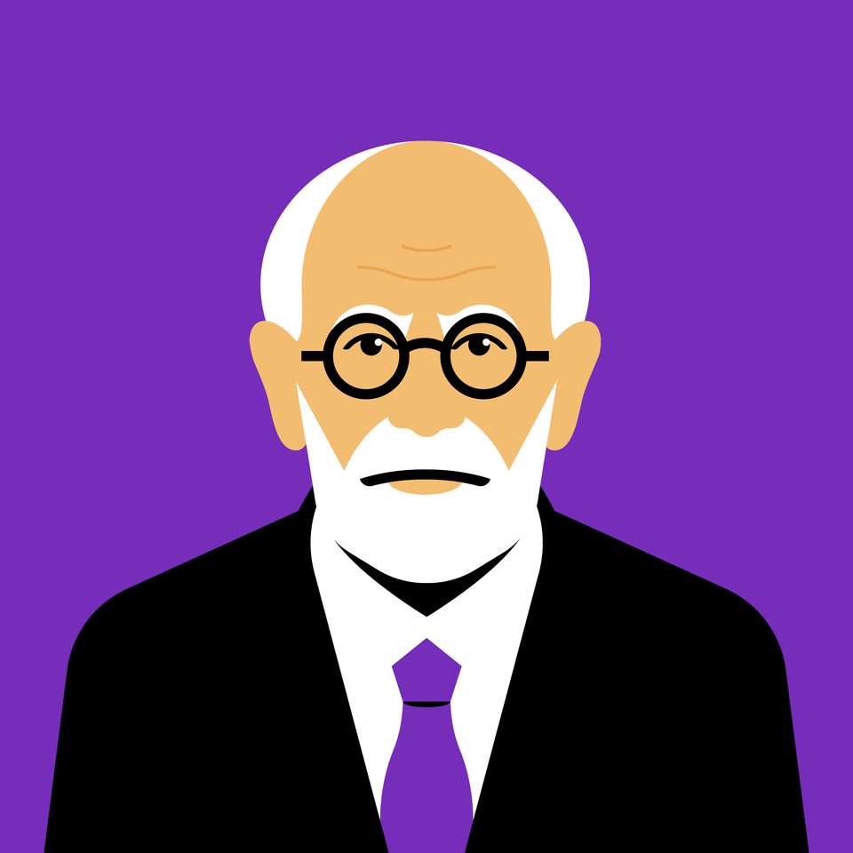 Sigmund Freud puzzel online van foto