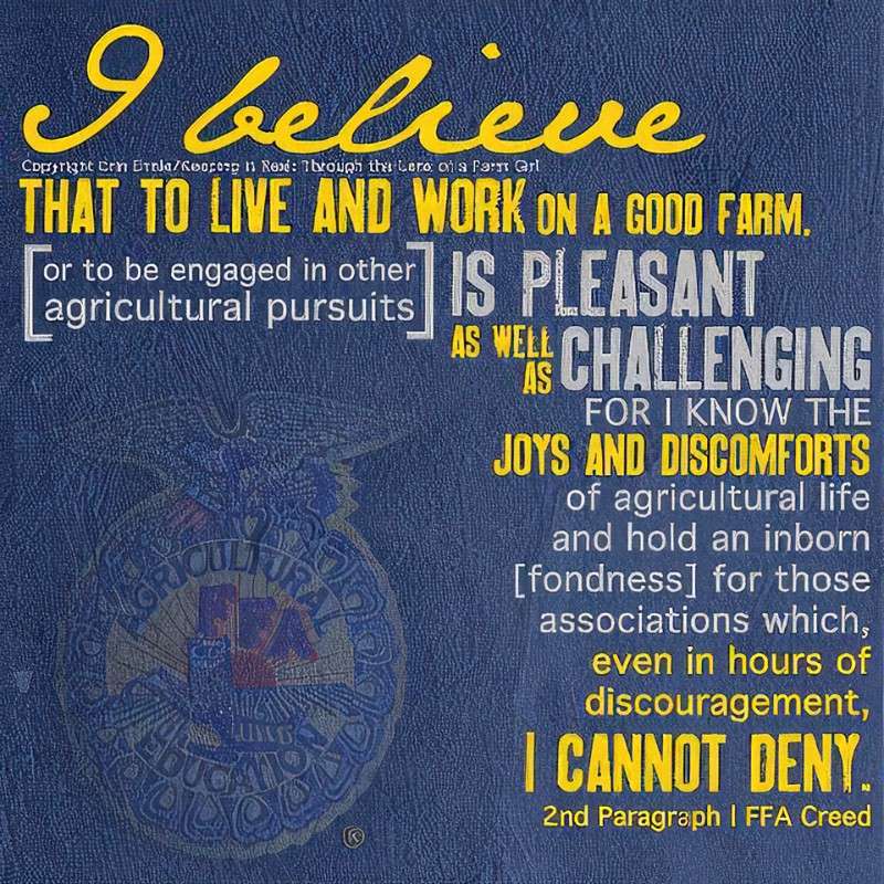 FFA Creed Paragraph 2 puzzle online from photo