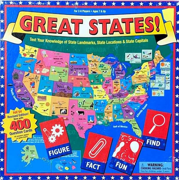 Great States puzzle online from photo