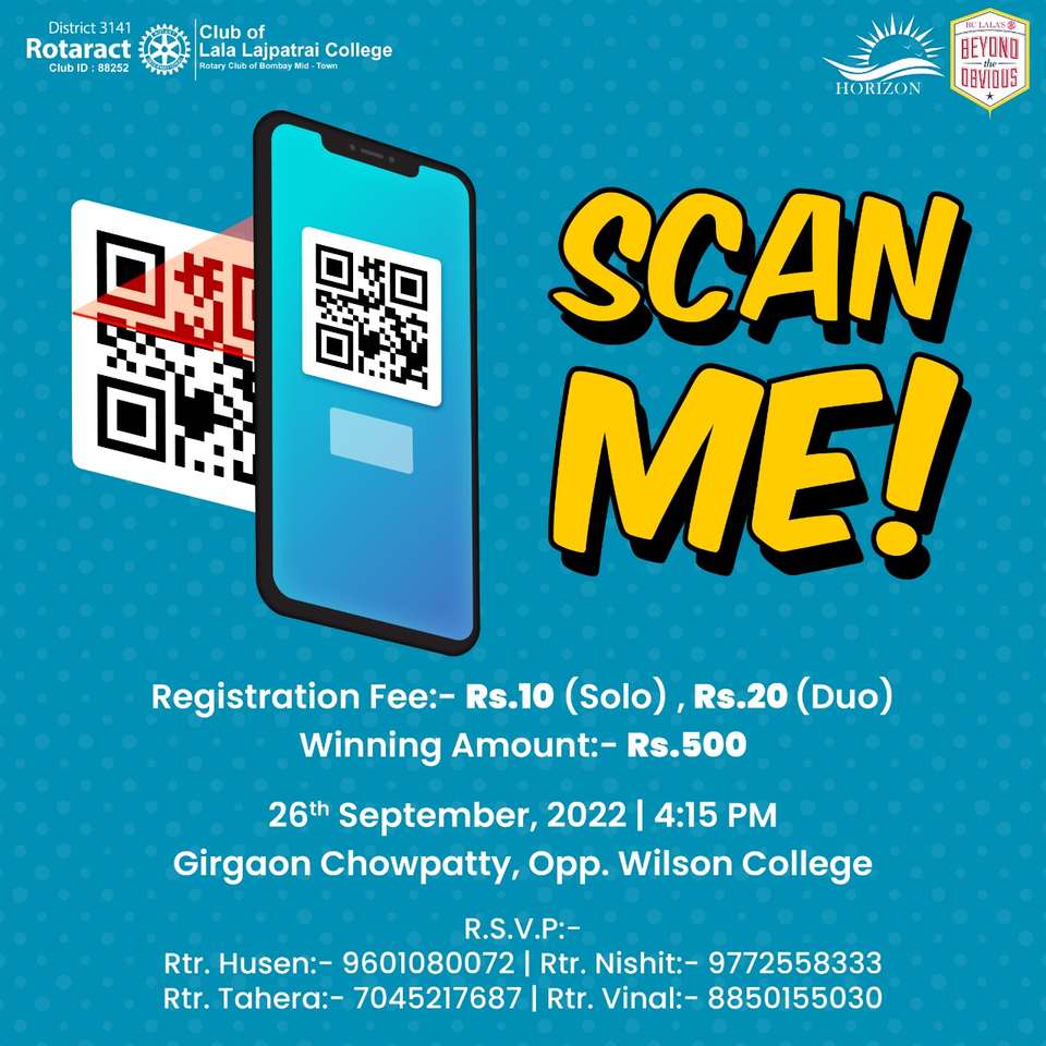 SCAN ME Jpeg puzzle online from photo