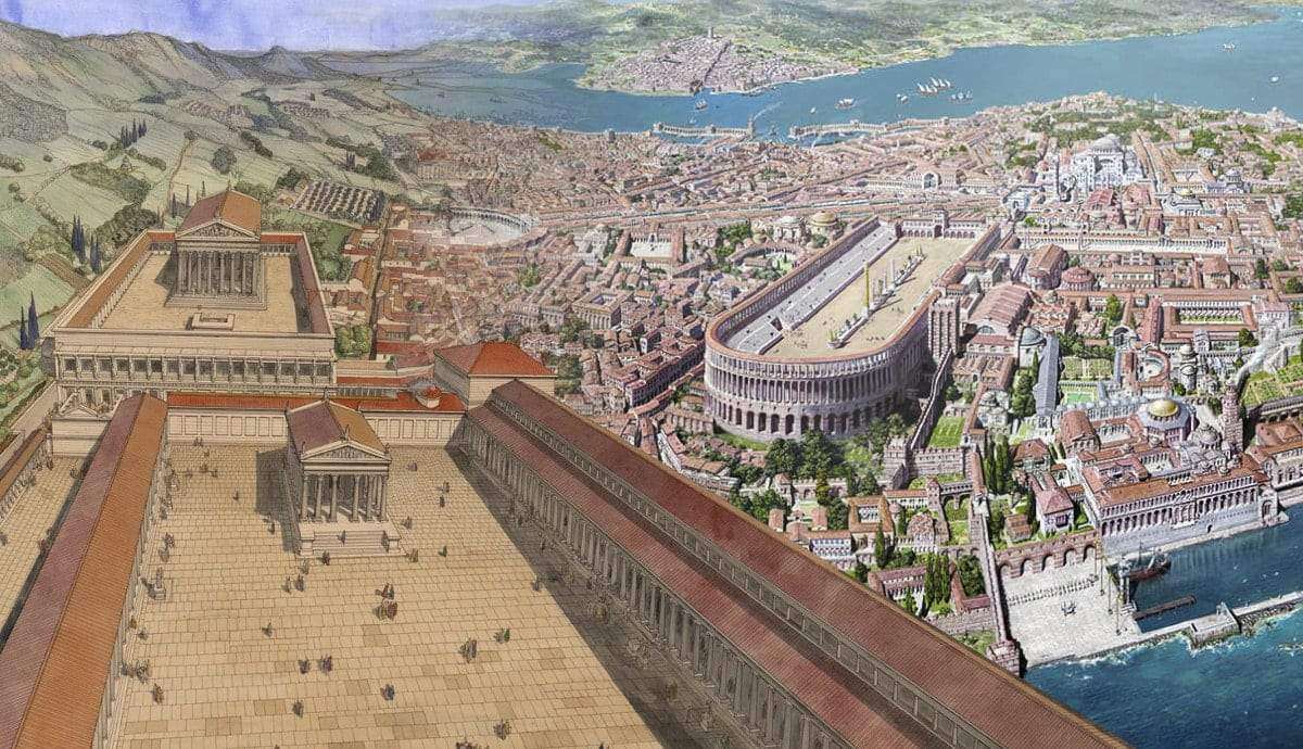 Oude Romeinse site online puzzel