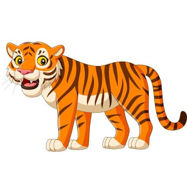 Головоломка Тигр скласти пазл онлайн з фото