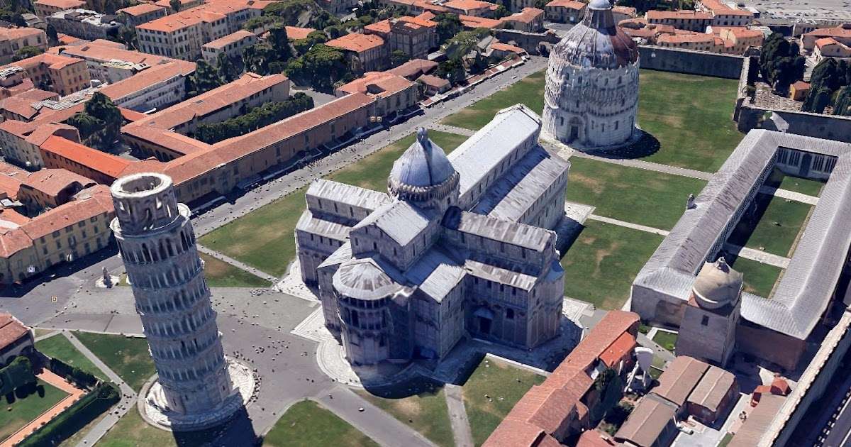 Piazza dei Miracoli - Pisa puzzle online z fotografie