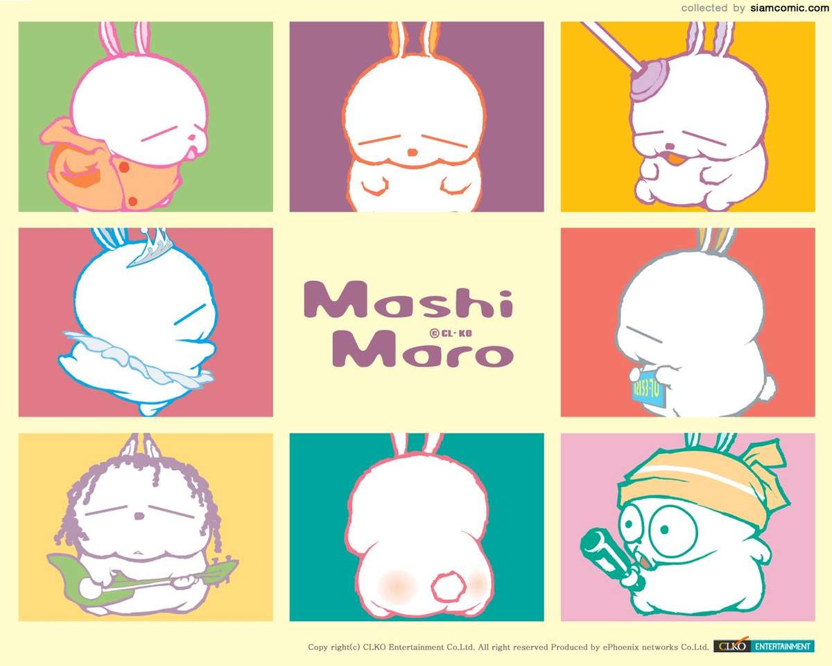 mashimaro puzzle online a partir de foto