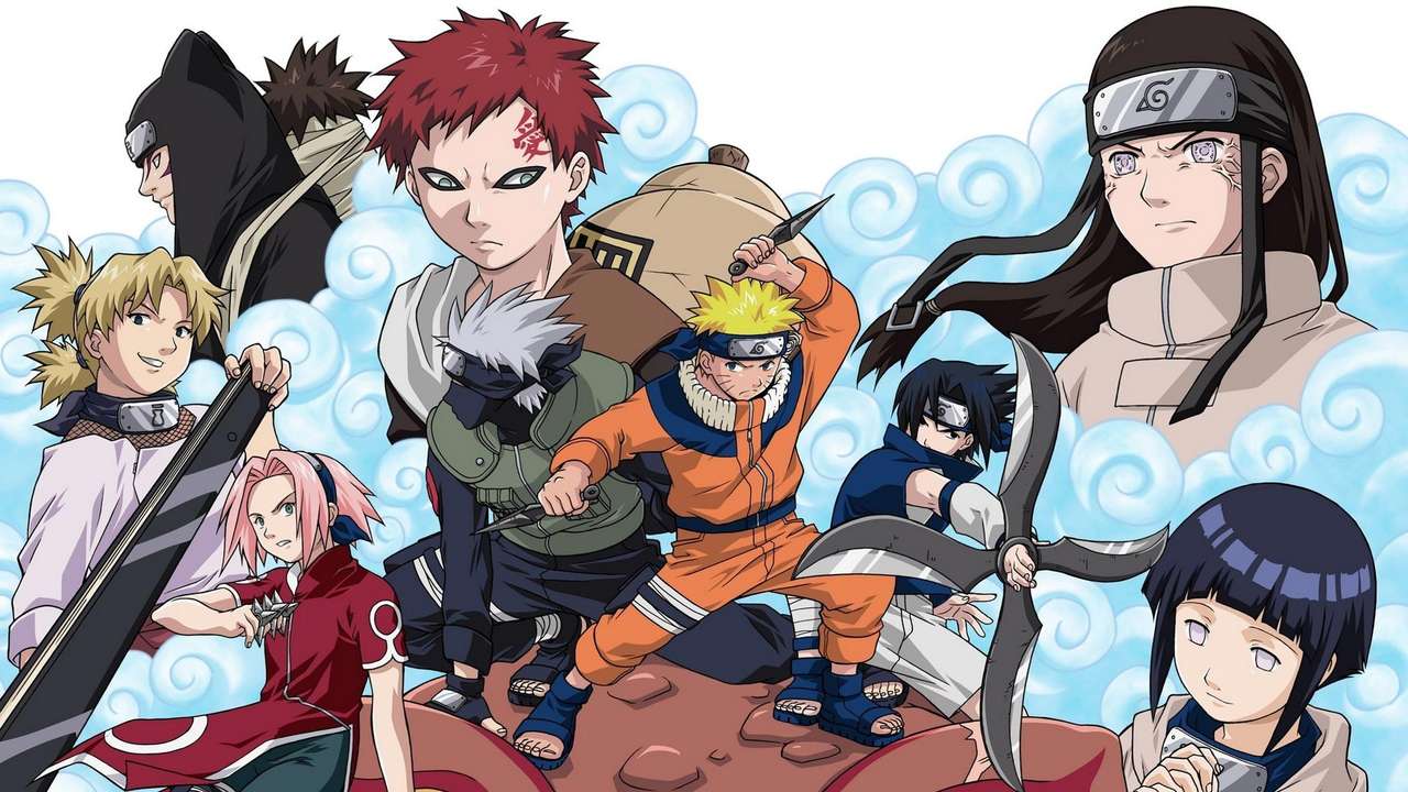 Personnages Naruto puzzle en ligne à partir d'une photo