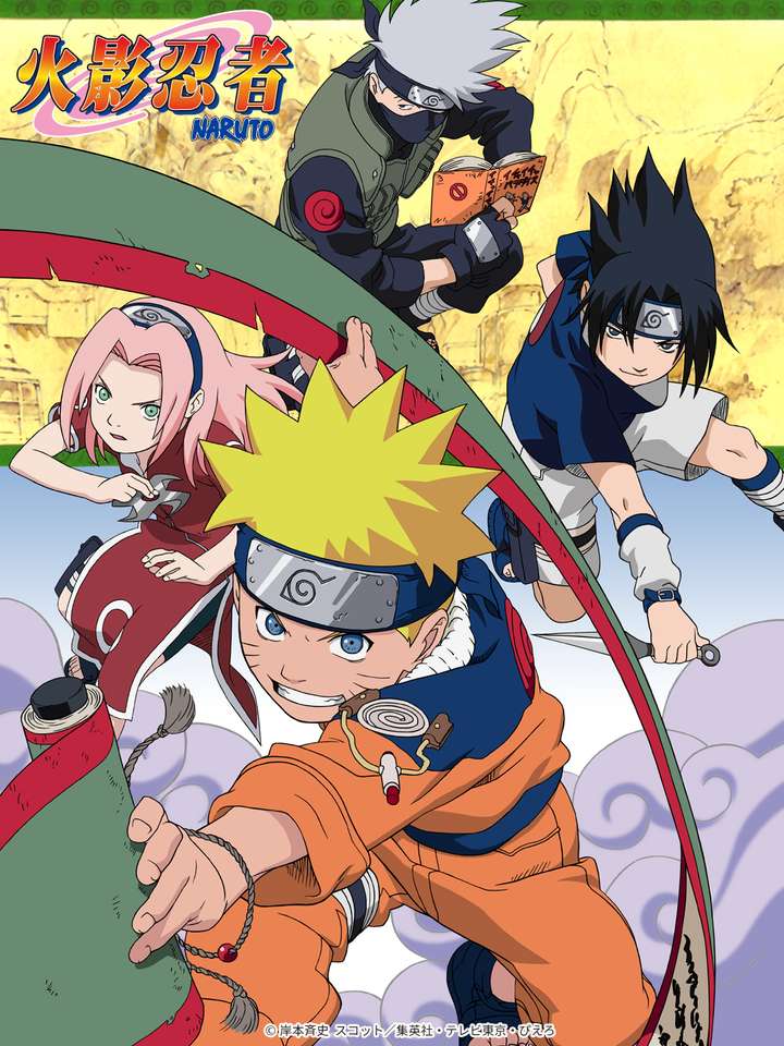 Personagens de Naruto puzzle online