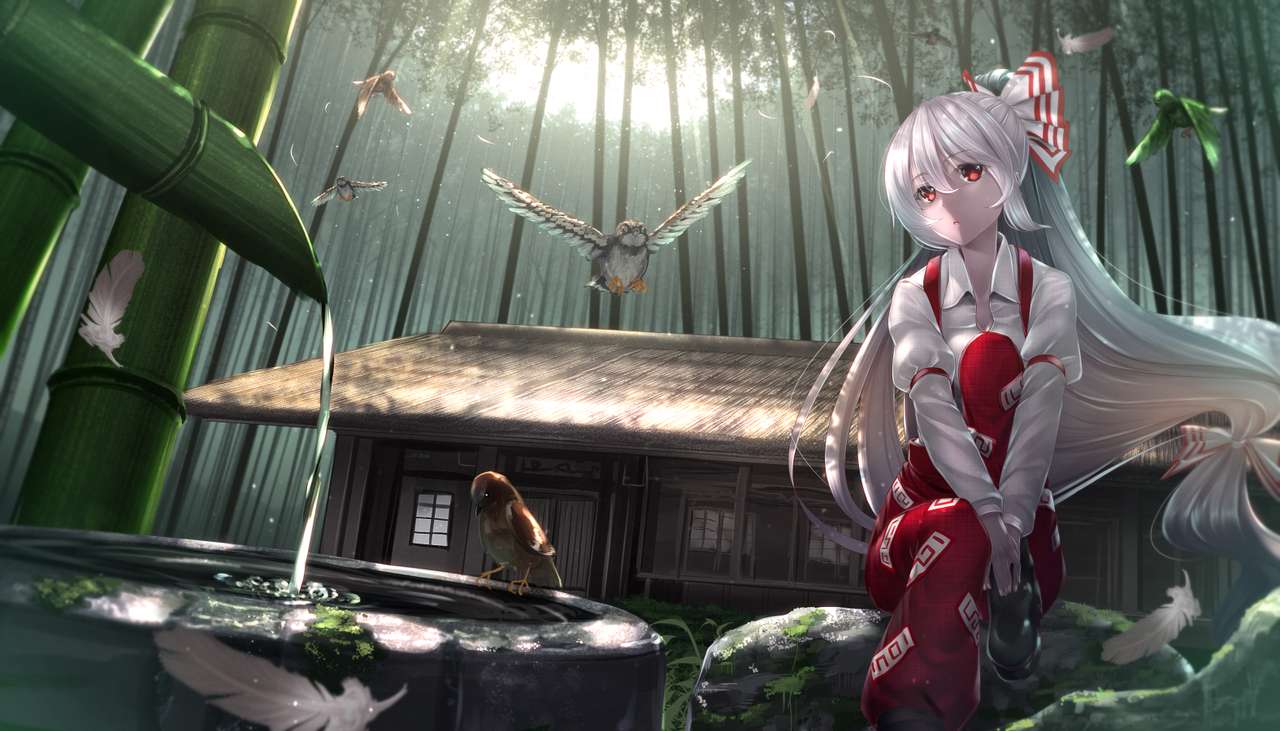 mokou! (REAL) puzzle online from photo