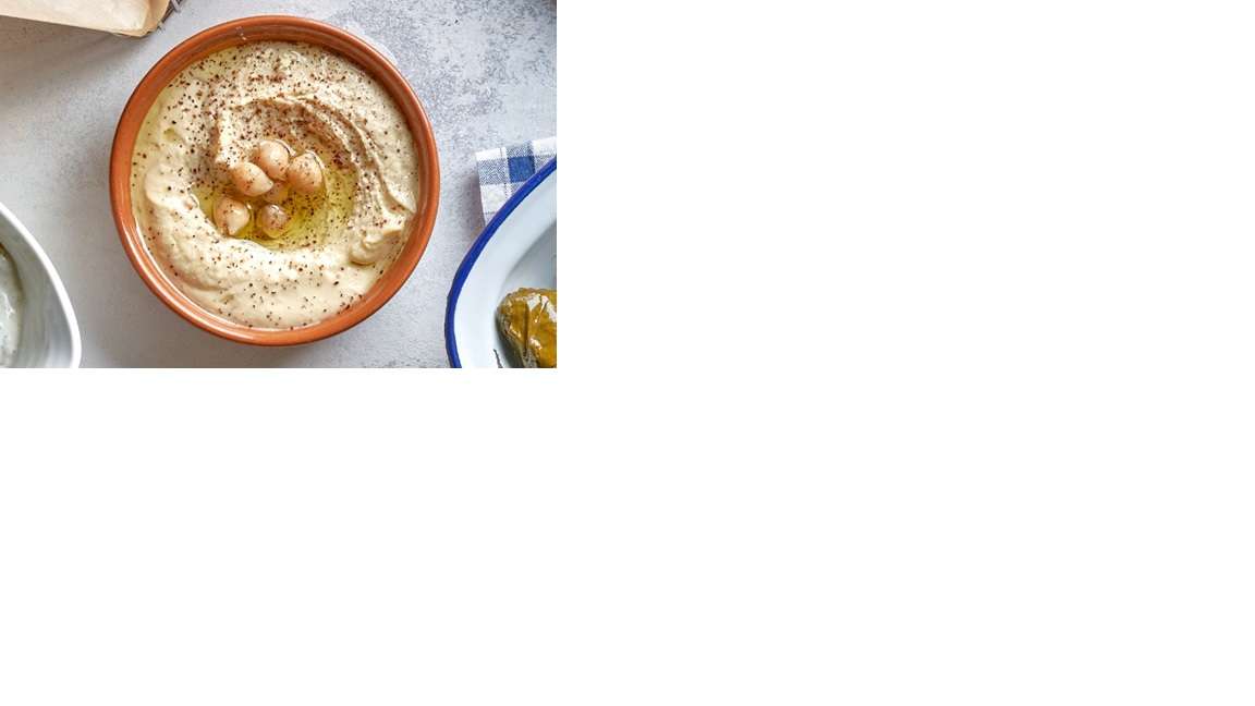 cibo humus puzzle online da foto
