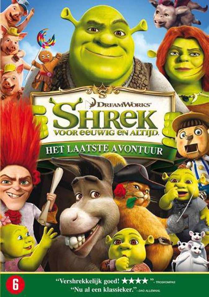 Shrek som ett pussel Pussel online