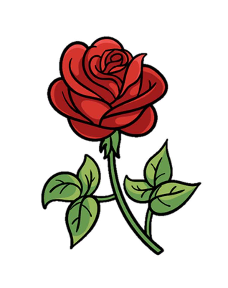 En ros är en ros Pussel online