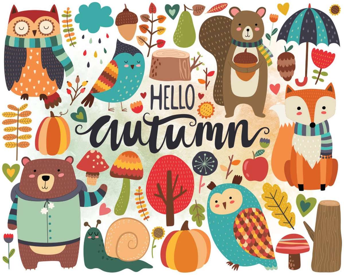 Hello Autumn online puzzle