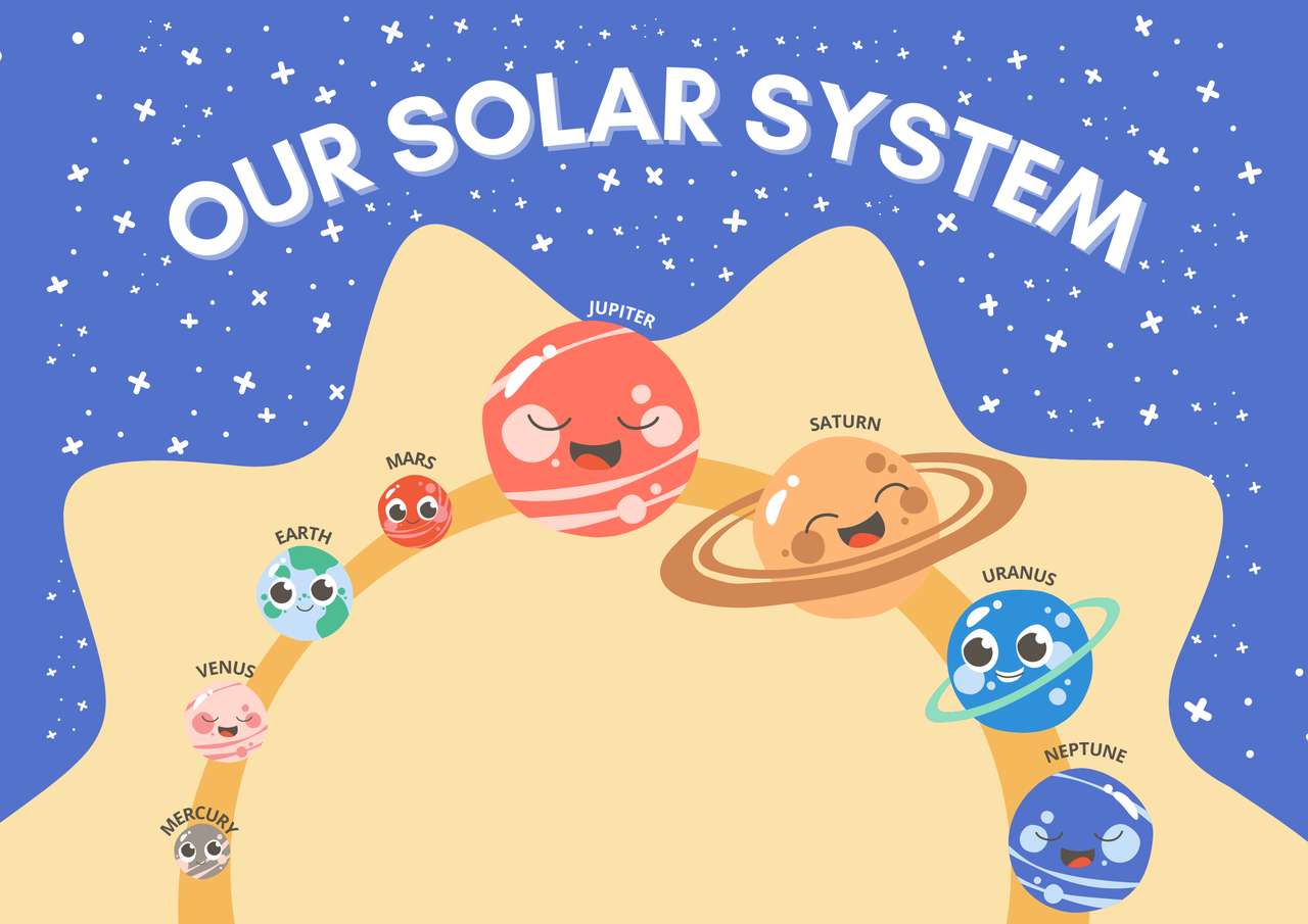 Sonnensystem Online-Puzzle vom Foto