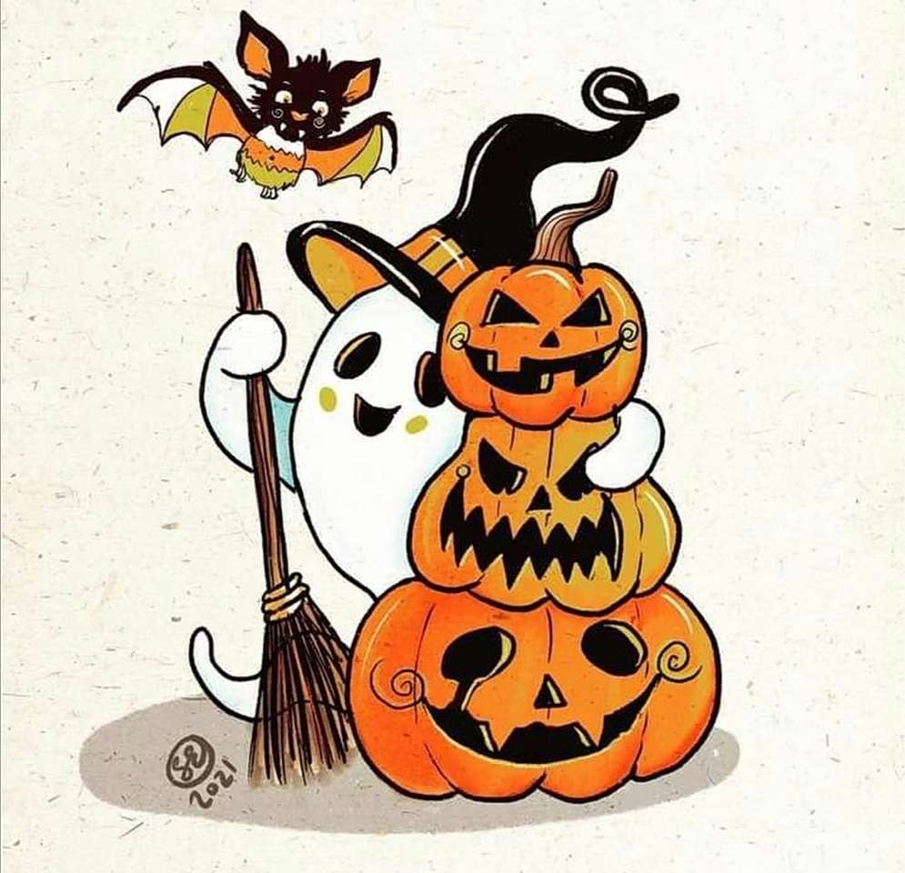 Halloween pussel online från foto