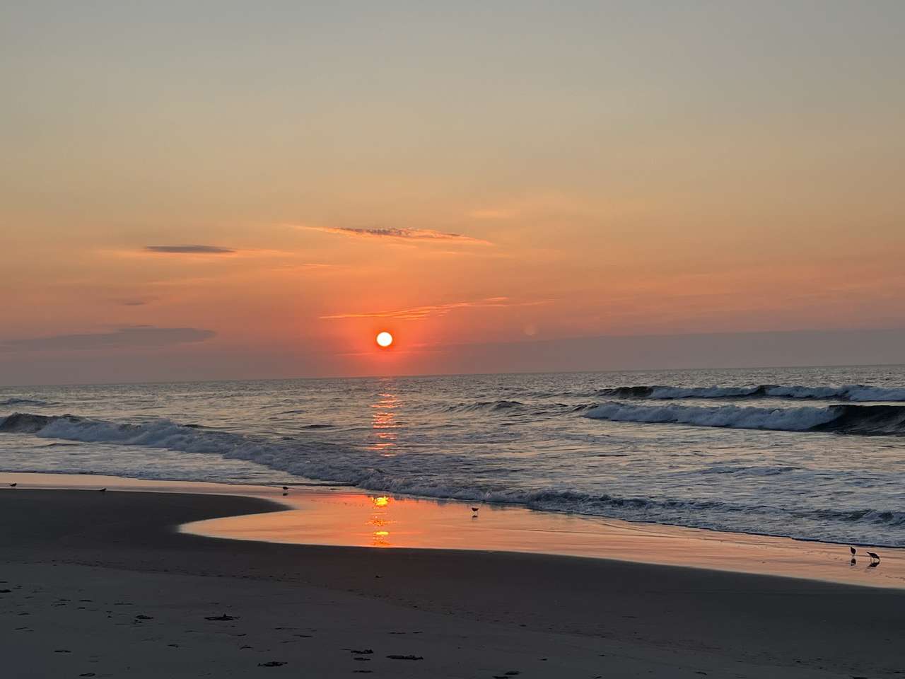 amanecer en la playa puzzle online a partir de foto