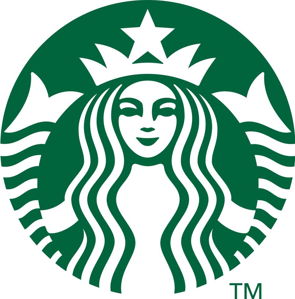 starbucks logo puzzle online from photo