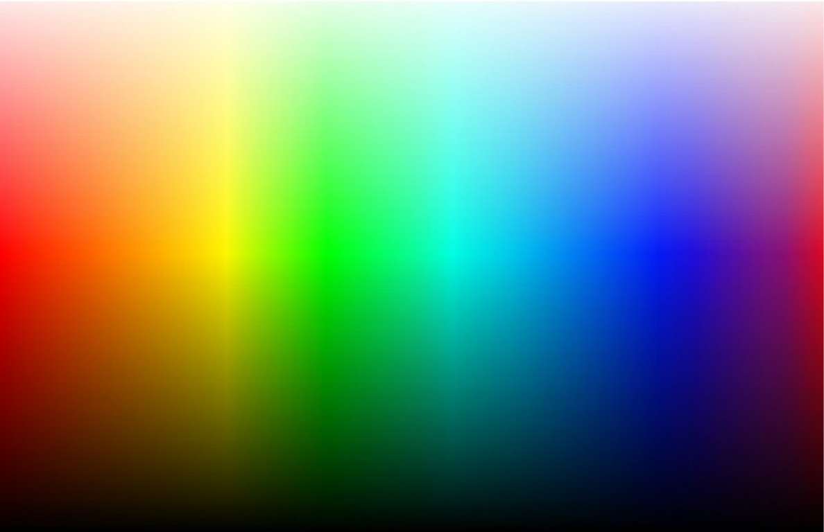 Spectre de couleurs complet puzzle en ligne