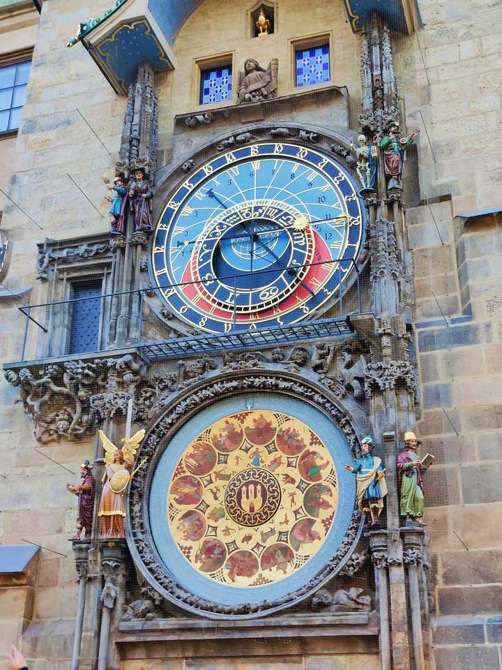 Pražský orloj puzzle online z fotografie