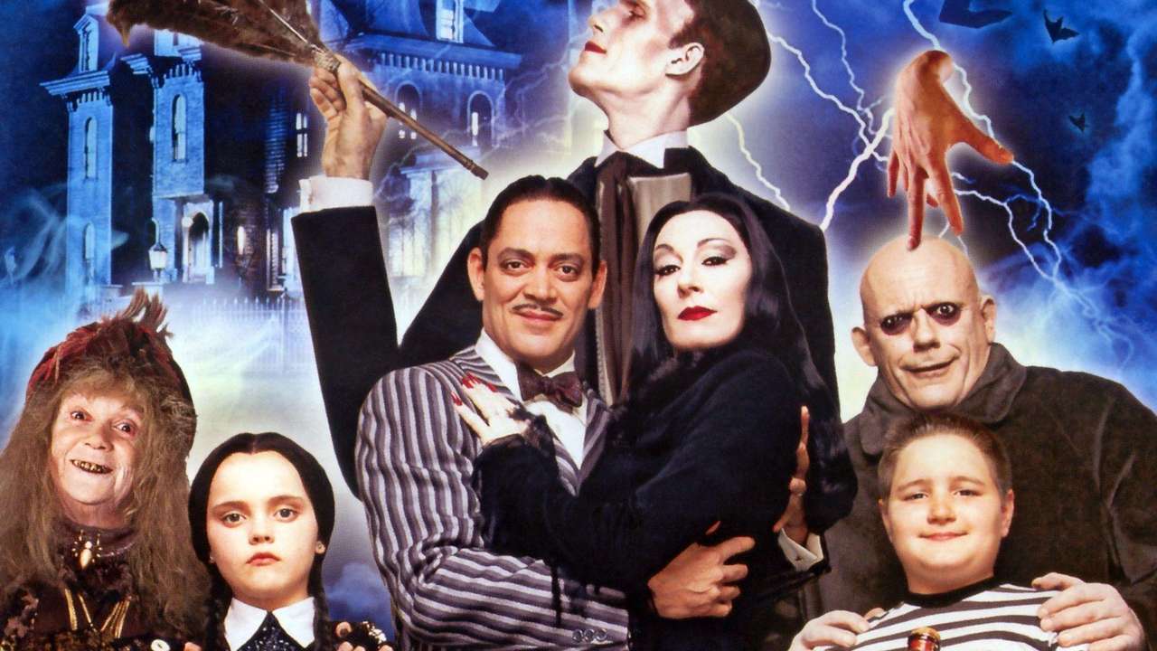 Famille Addams puzzle en ligne à partir d'une photo