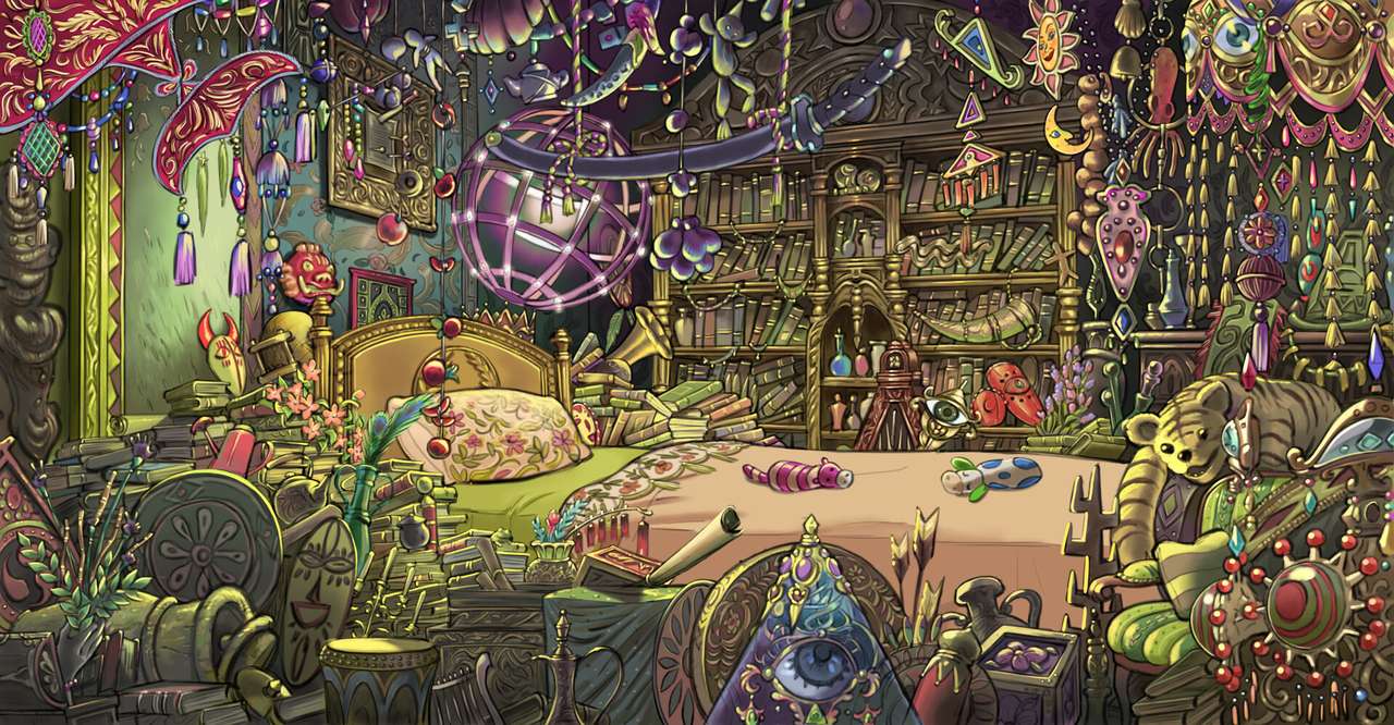 Howl's room puzzle online from photo