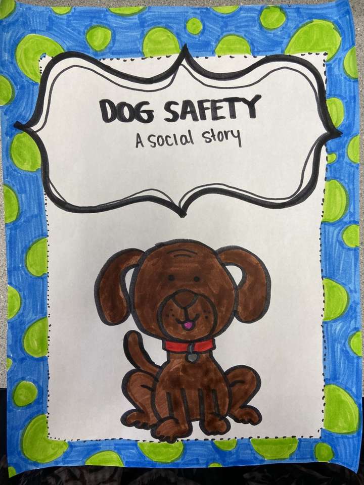 Dog Safety puzzle online from photo