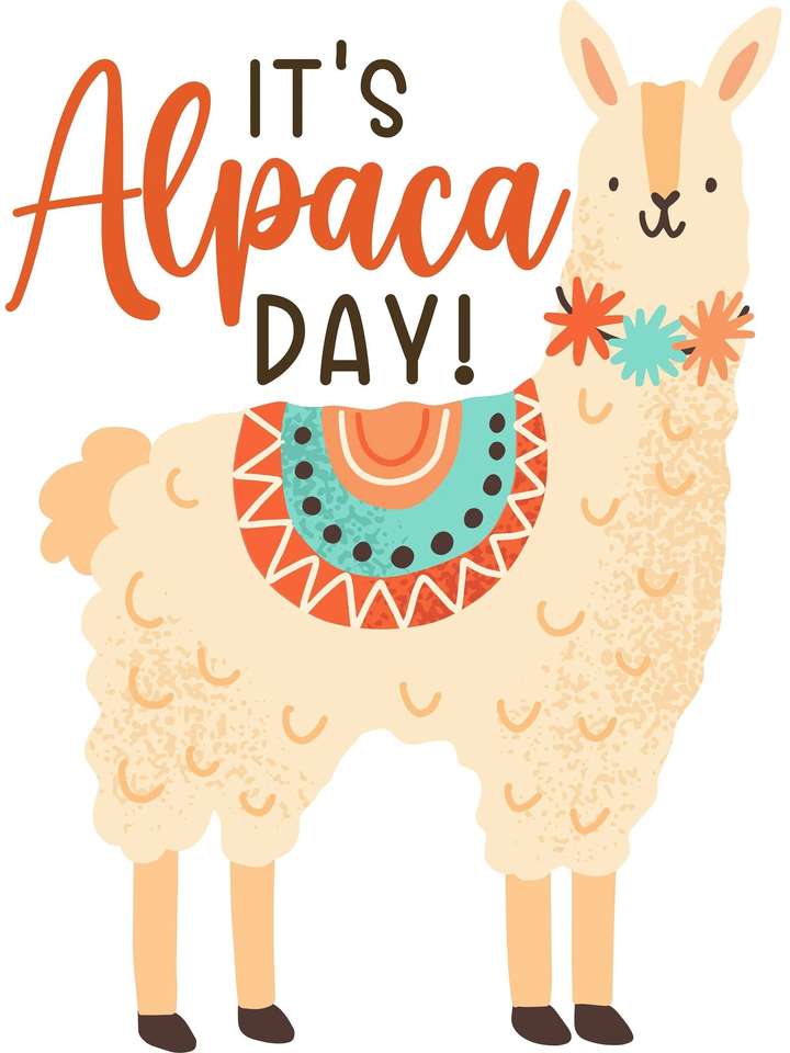 Giornata dell'Alpaca puzzle online da foto