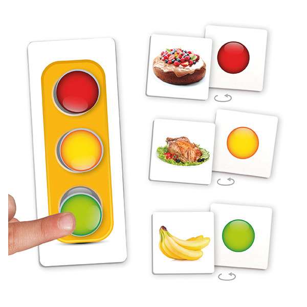 traffic light fruits puzzle online from photo