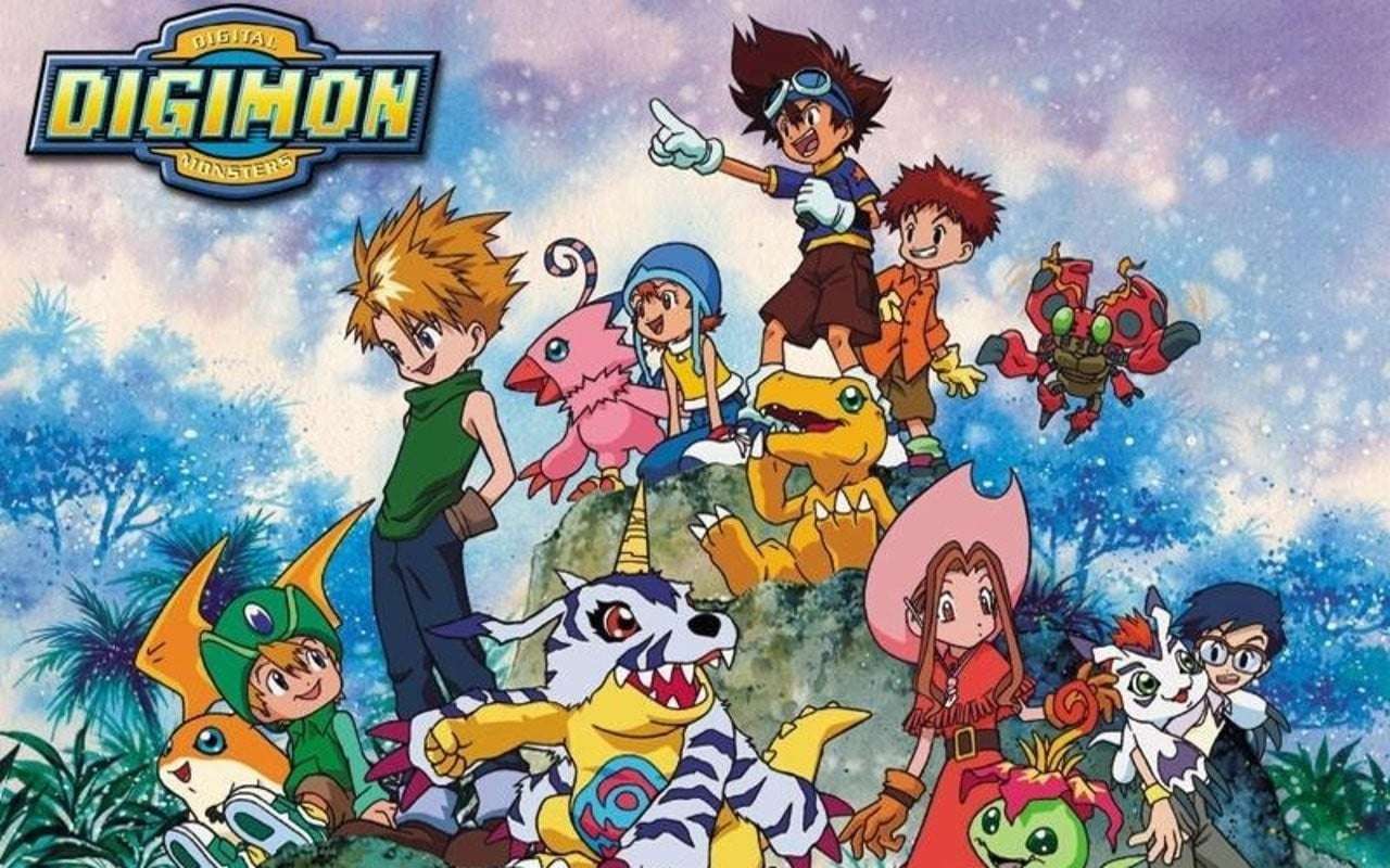 Светът на Digimon онлайн пъзел от снимка