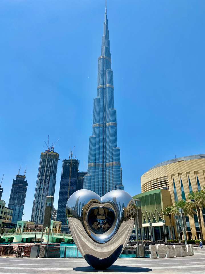 Burj Khalifa puzzle online da foto