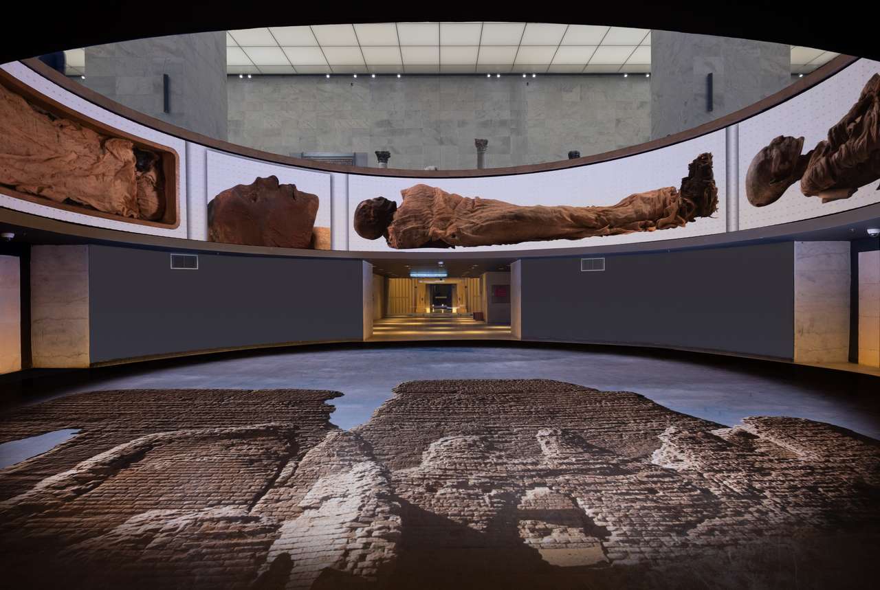 Múmiák bejárata puzzle online fotóról