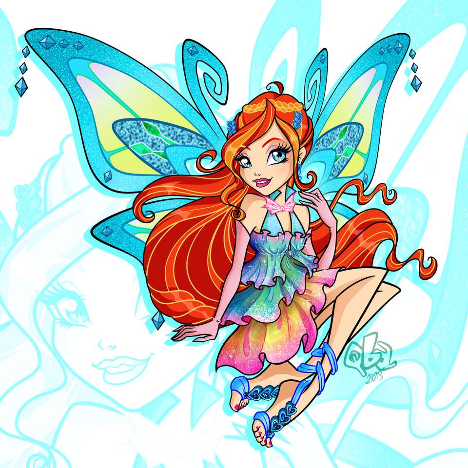 Winx club bloom enchantix puzzle online from photo