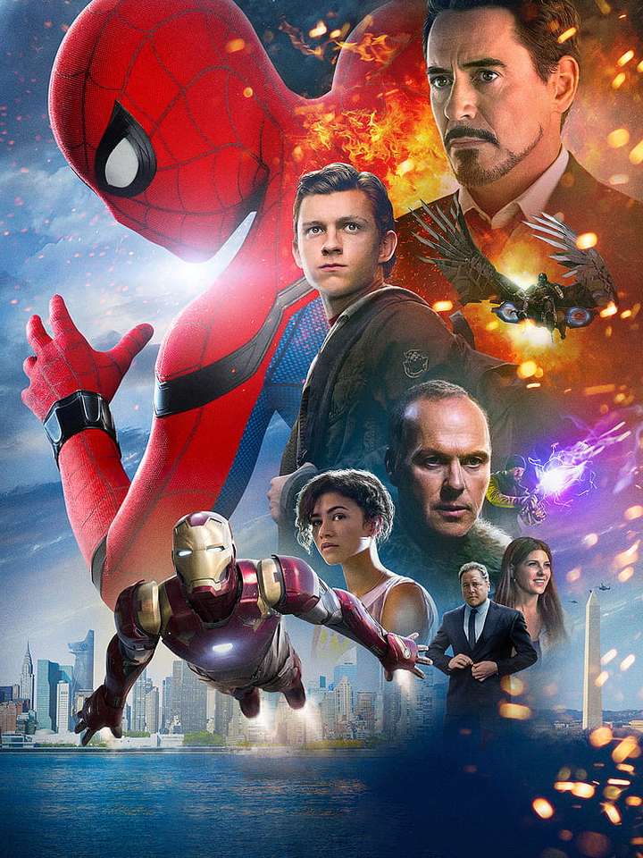 Spider-Man Homecoming puzzle online from photo