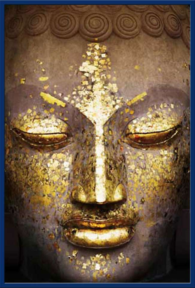 Golden Buddha puzzle online from photo