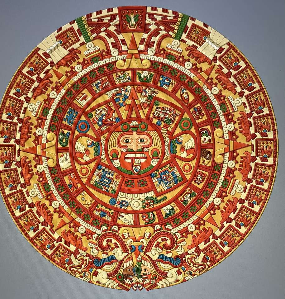 Soarele aztec puzzle online