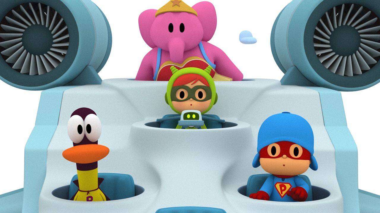 Super Pocoyo puzzle online from photo