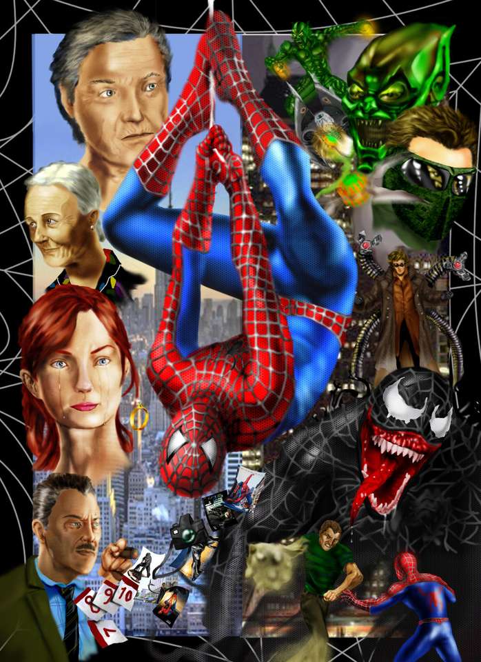 Trilogie Spider-Man puzzle en ligne à partir d'une photo