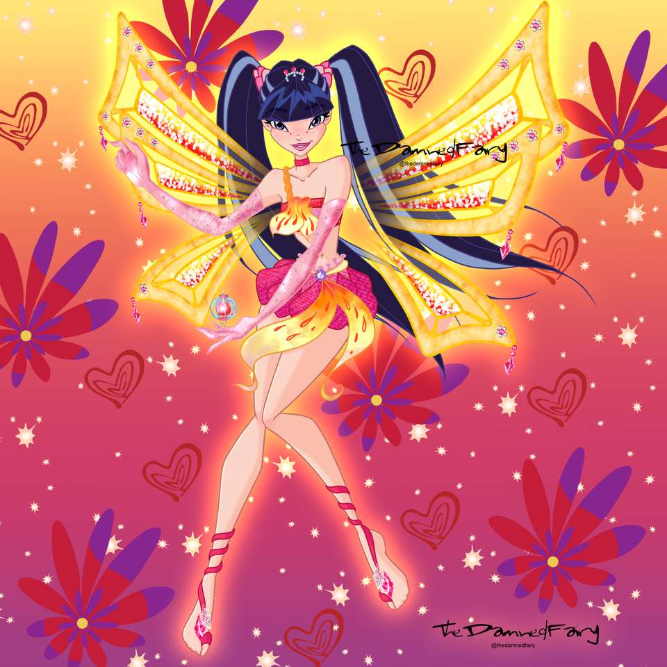 Winx club musa enchantix puzzle online from photo