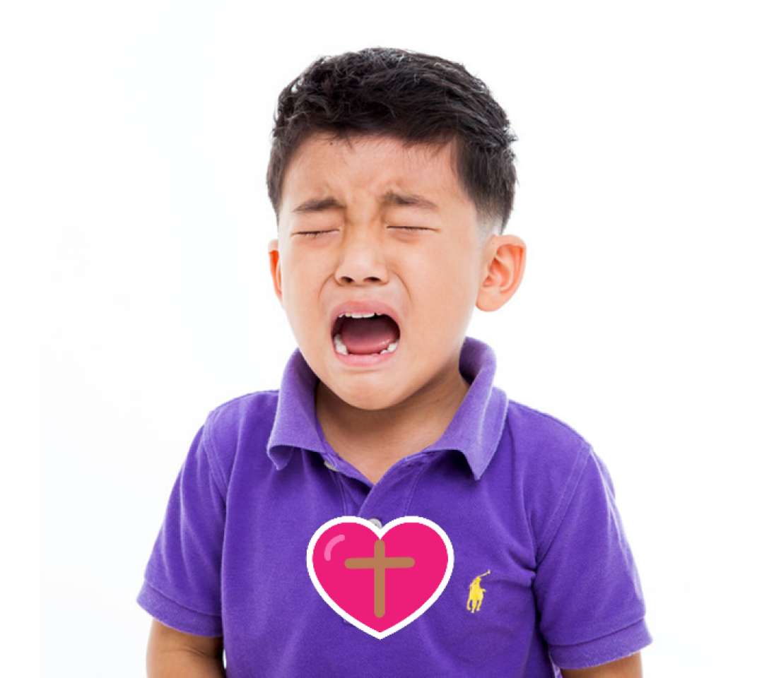 Enfant qui pleure puzzle en ligne