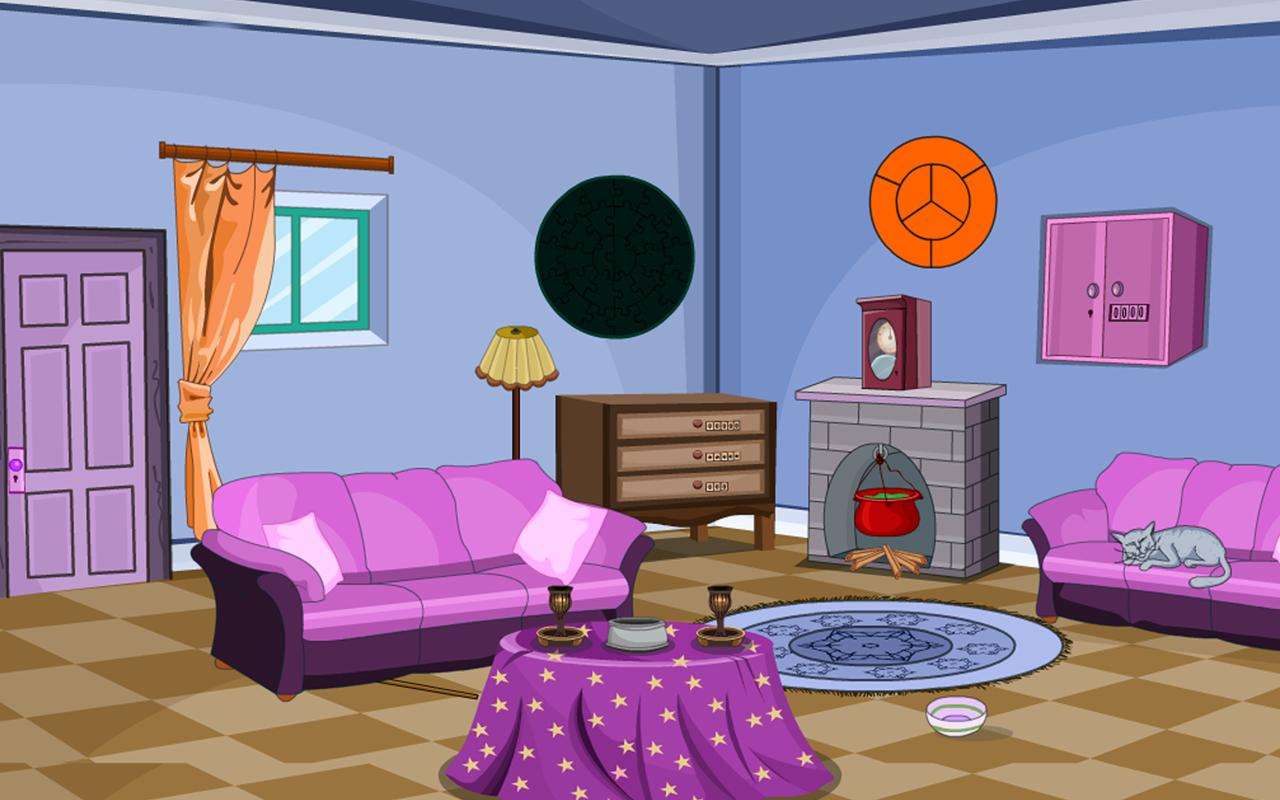 a living room puzzle online from photo