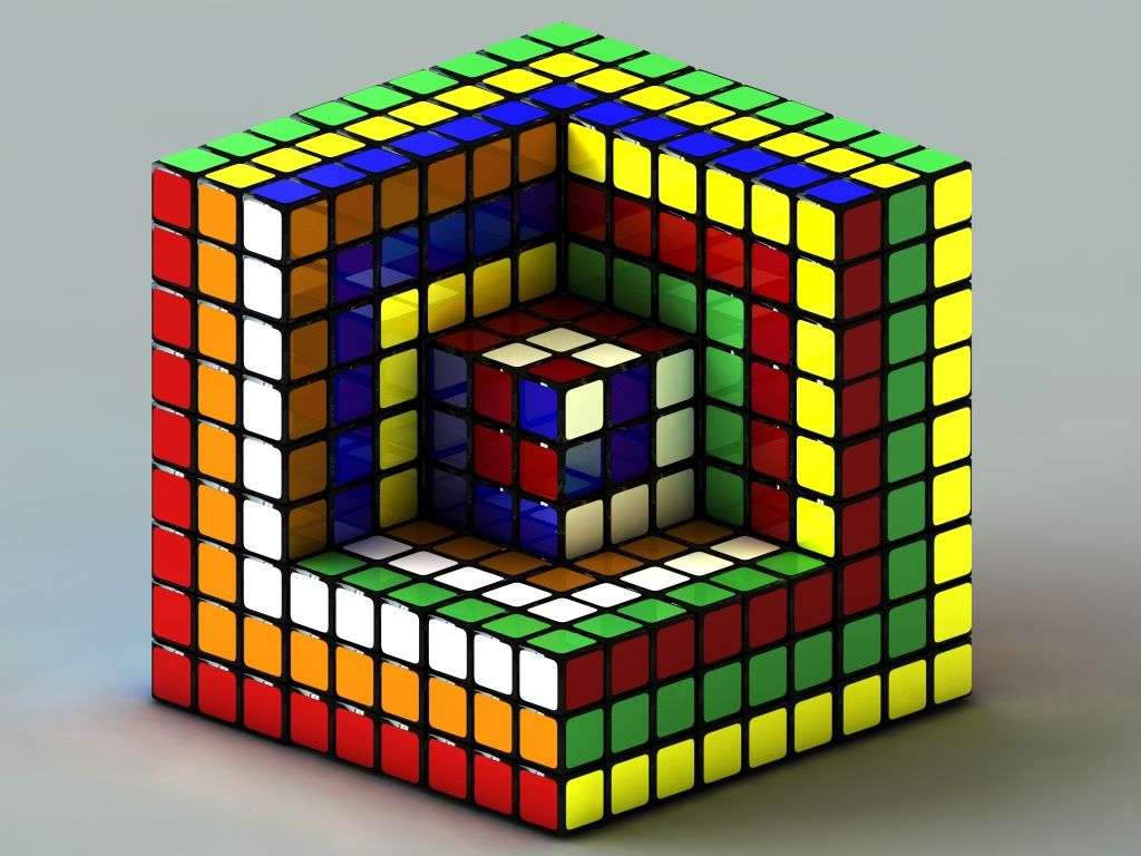 Кубик Рубікс онлайн пазл