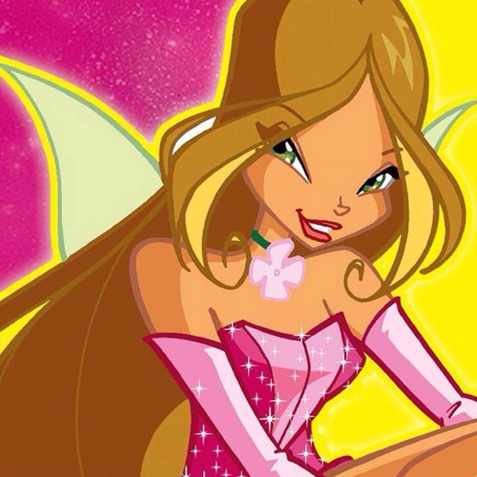 Winx club flora puzzle online from photo
