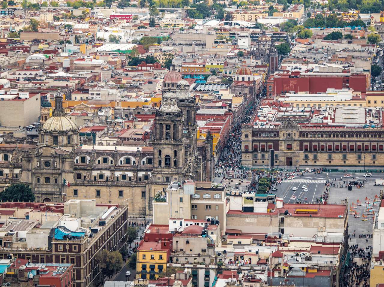 Πολυάσχολη Πόλη του Μεξικού online παζλ