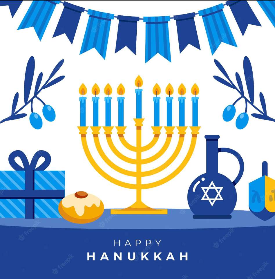Hanukkah puzzle online