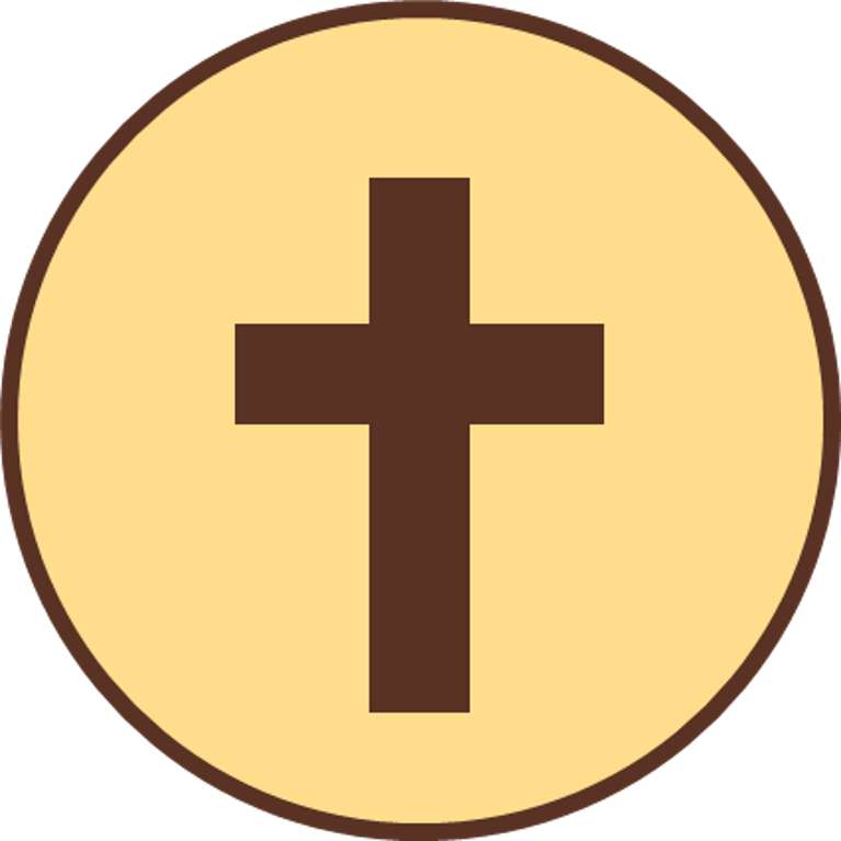 kříž v kruhu online puzzle