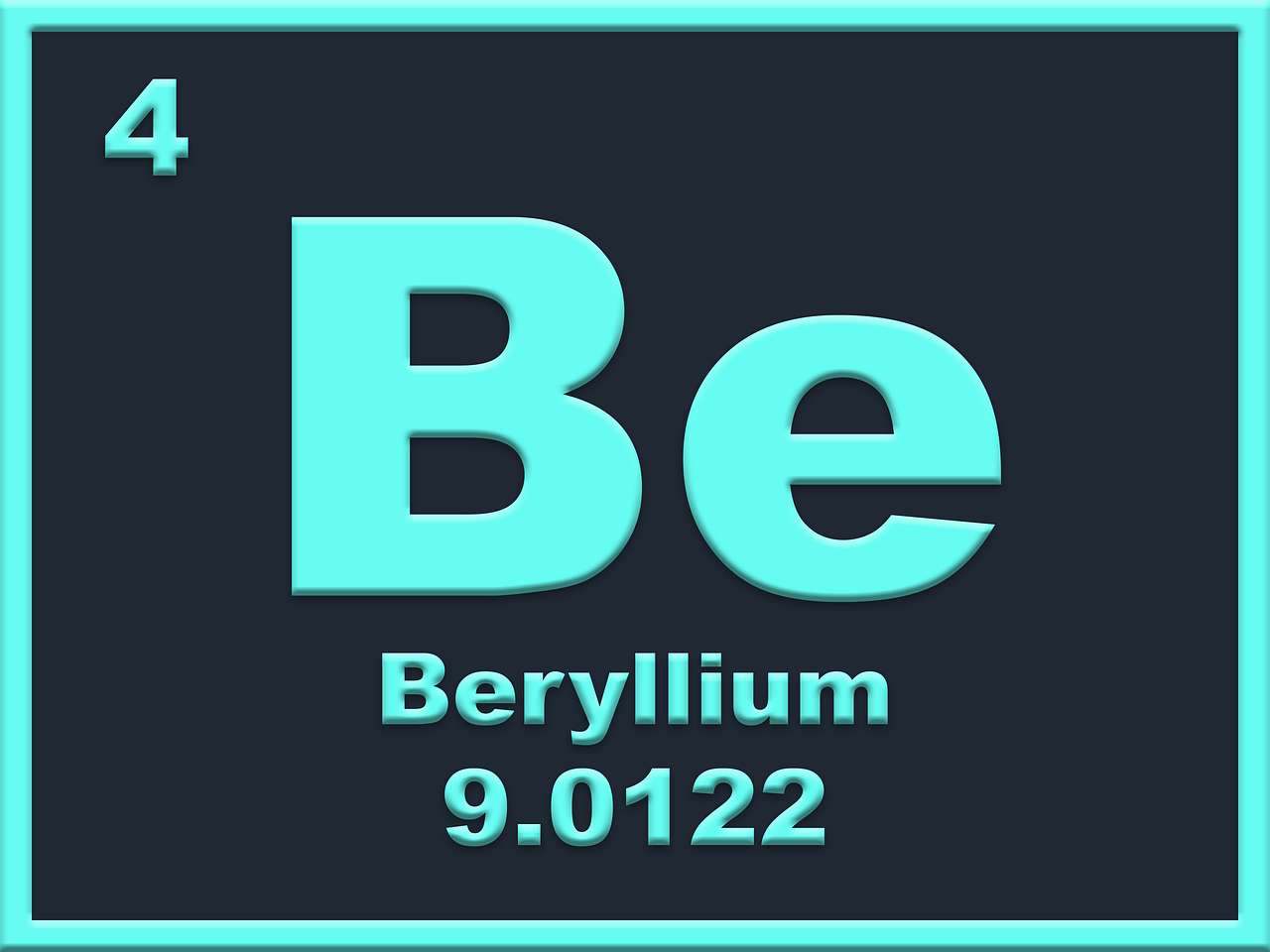 BERYLLIUM pussel online från foto