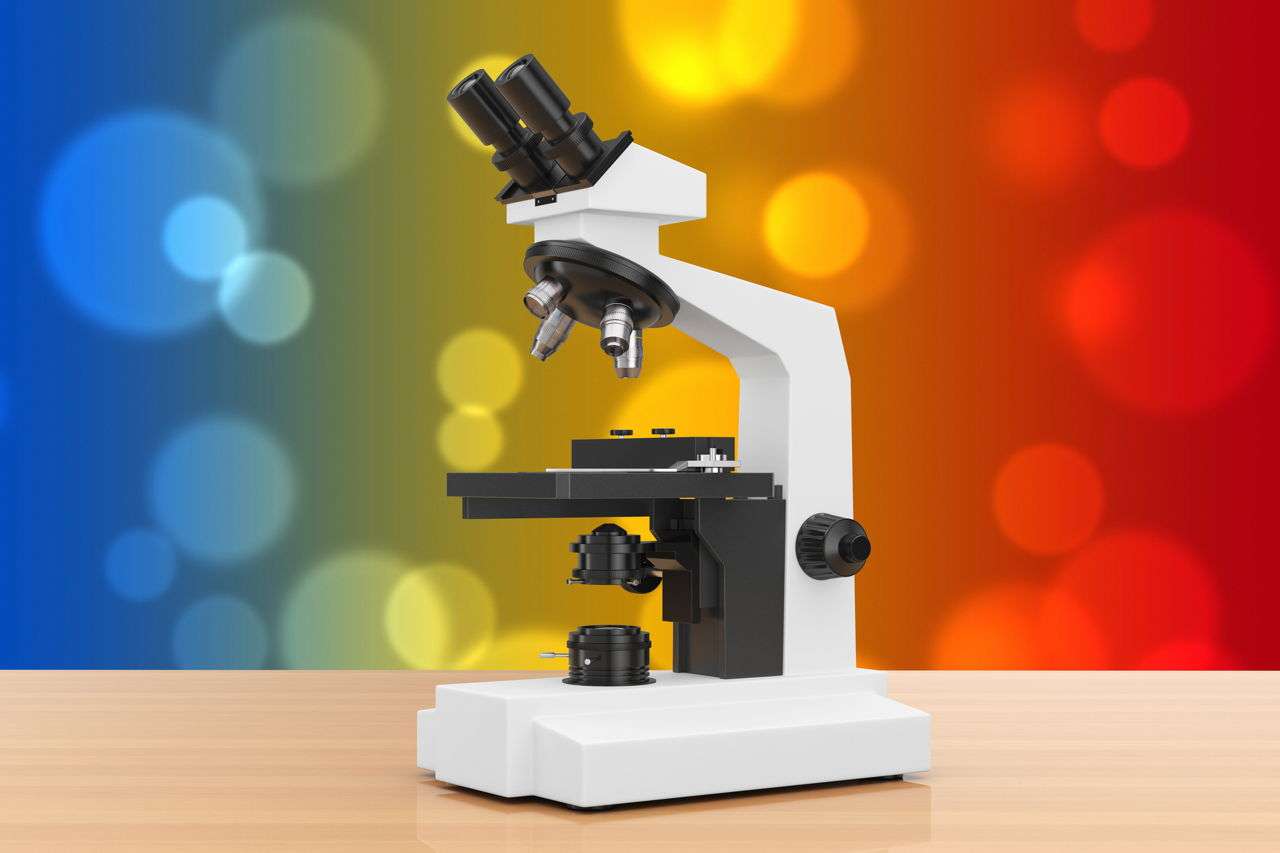 sammansatt mikroskop pussel online från foto