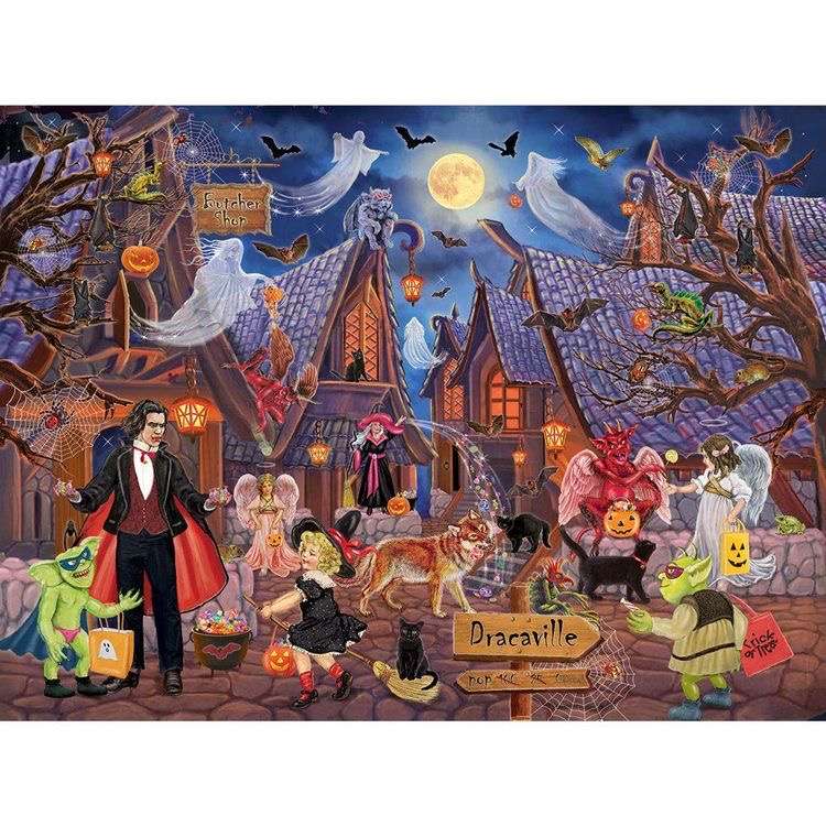 Casse-tête d'Halloween puzzle en ligne