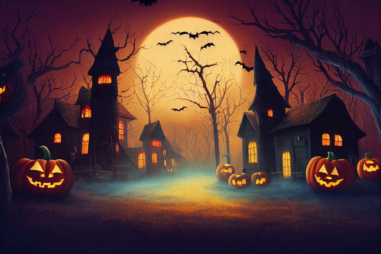 HALLOWEEN puzzle online from photo